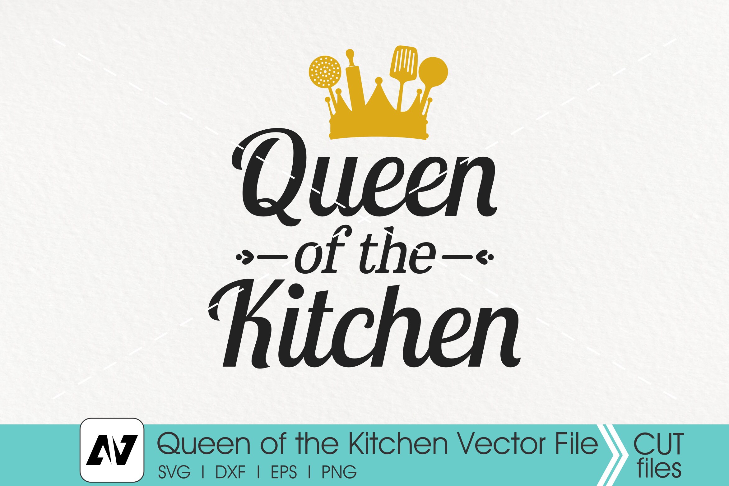 Queen of the Kitchen Svg, Kitchen Svg, Kitchen Queen Svg, Kitchen Clip ...