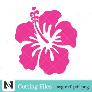Hibiscus Svg, Hibiscus Clip Art, Hibiscus Graphics, Hibiscus Prints, Hibiscus Flower Svg, Flower Svg, Flower Clip Art, Svg Files for Cricut
