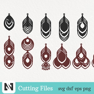 Earring Svg, Earring Template Svg, Faux Leather Earring Svg, Leather Earring Svg, Earrings Template Clip Art, Svg Files for Cricut
