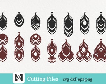 Earring Svg, Earring Template Svg, Faux Leather Earring Svg, Leather Earring Svg, Earrings Template Clip Art, Svg Files for Cricut