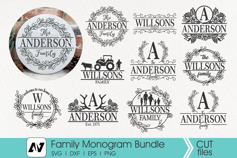 Free Free 195 Family Name Svg SVG PNG EPS DXF File