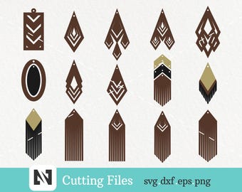 Earring Svg, Earrings Svg, Earring Template Svg, Leather Earring Svg, Faux Leather Earring Svg, Earring Template, Faux Earring Svg, Svg File