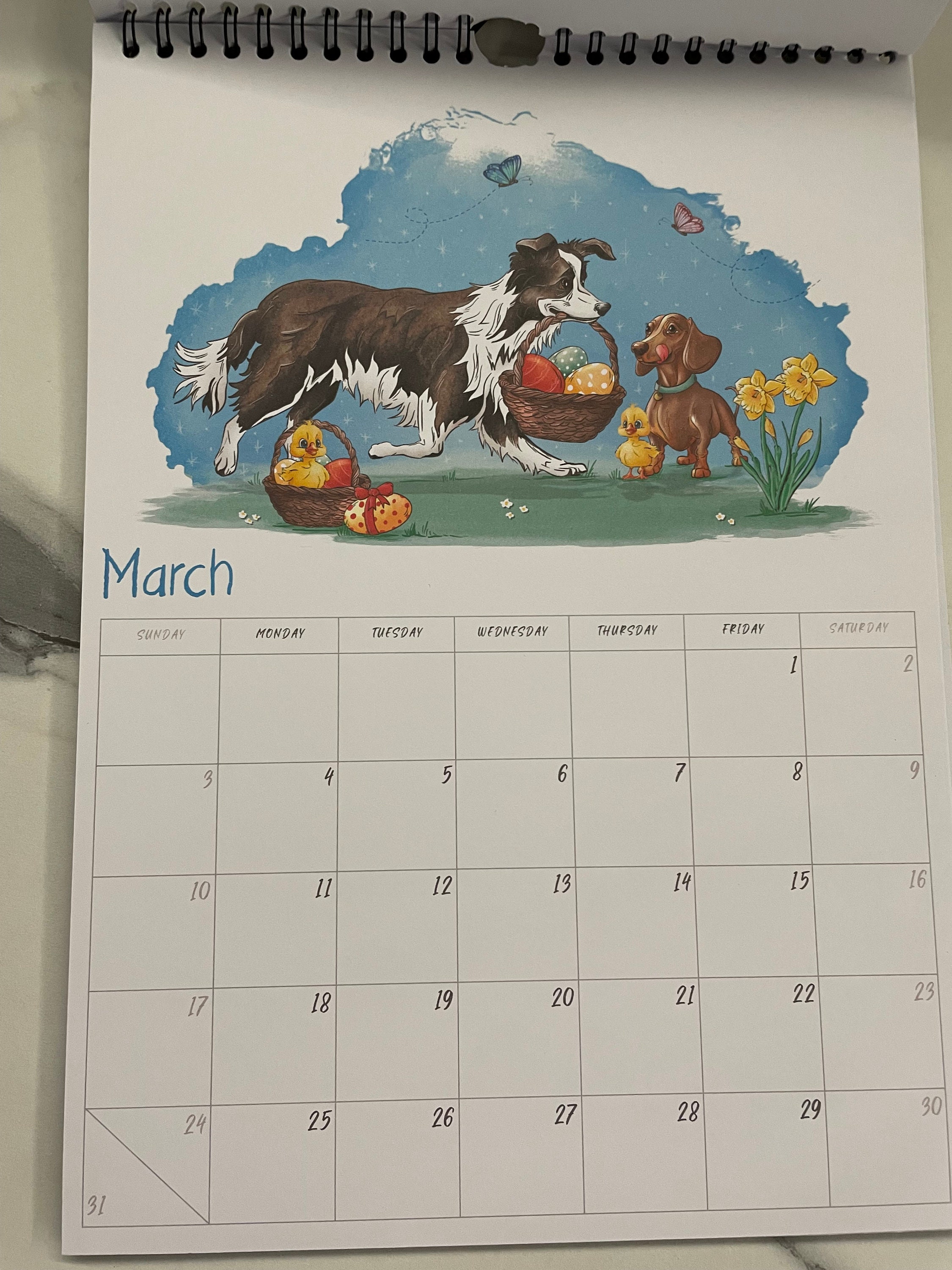 Happy Hound 2024 Calendar Etsy UK