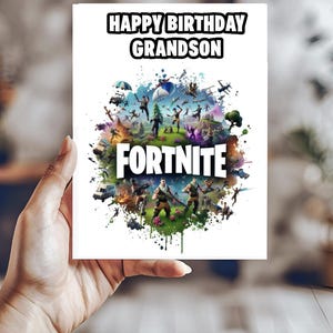 Biglietto d'auguri personalizzato / Fort / notte / giocatori / compleanno