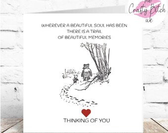thinking of you/ sympathy/condolences card