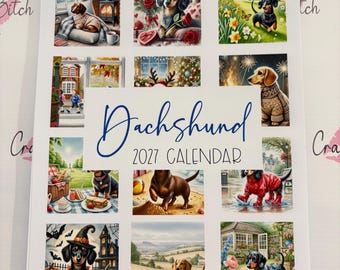 Dachshund 2027 Calendar
