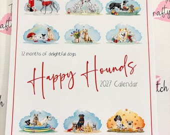 Happy Hounds 2027 Calendar