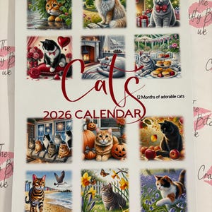 2026 Cat Calendar