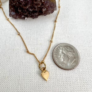 Mother&#39;s Day Necklace, Heart Charm Necklace, Mother&#39;s Day Gift, Heart Charm, Heart Necklace, Gift for Wife, Gift for Mom