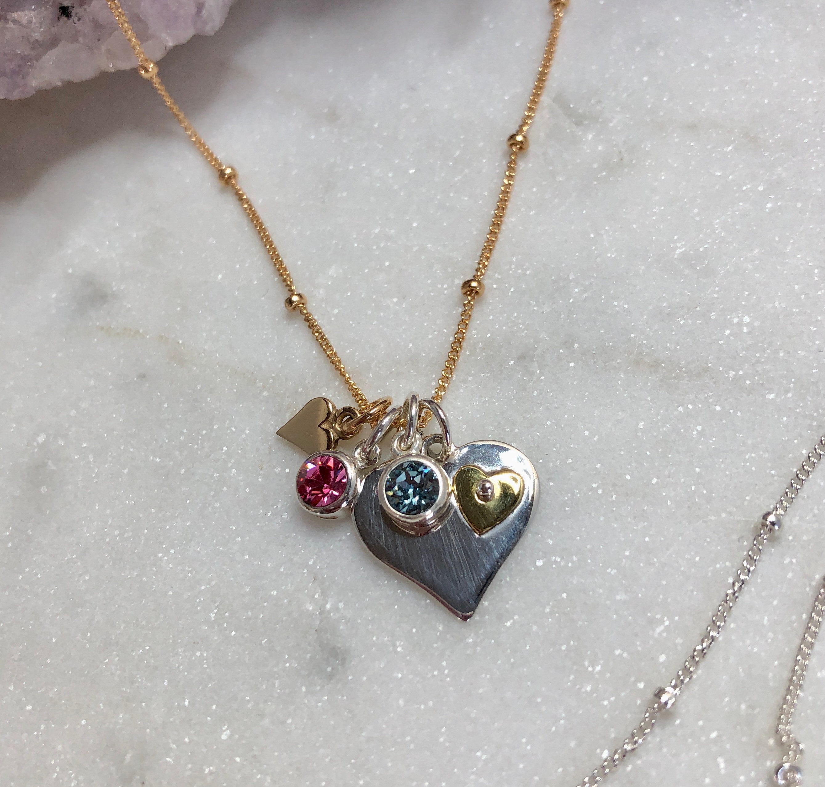 Grandma Necklace Birthstone Necklace 