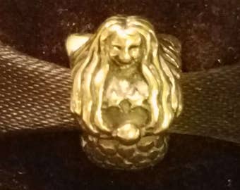 Authentic Genuine S925 ALE Pandora Sterling Silver Mermaid Beach 791220 Charm Bead