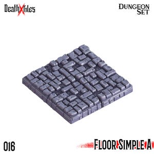 Set de sol à décorer Cast n Play Death x Tiles imprimé en 3D 28 mm 32 mm D&D