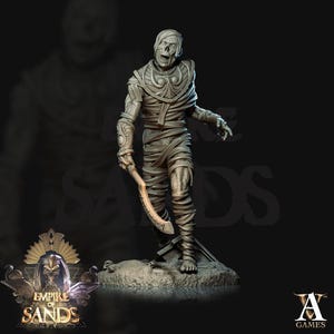 3D Printed Archvillain Games Giant Mummy The Empire of Sands 28 32mm D&D