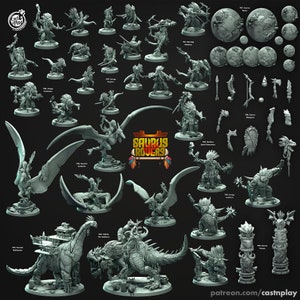 3D Printed Cast N Play Hehak the Gatherer Saurus Rovers Set - Etsy