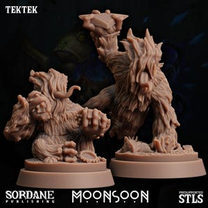 Impresión 3D Sordane Publishing Tektek Moonsoon 28 32 mm D&D