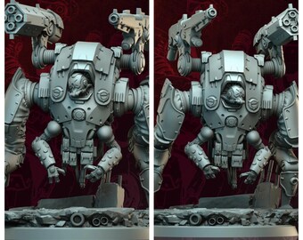 3D Printed Archvillain Games Atomcore Sentinel Atomcore - Conclave 28 32mm D&D