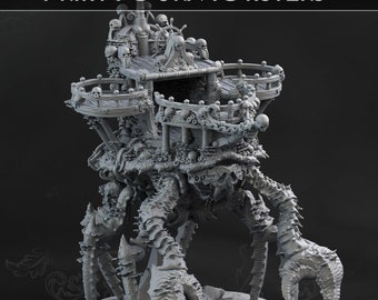 3D Printed Print Your Monsters Pirate Crab Ship 28mm - 32mm D&D Wargaming