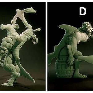 3D Printed Nafarrate Wereshark Lovecraftian Bestiary 28 32 mm D&D