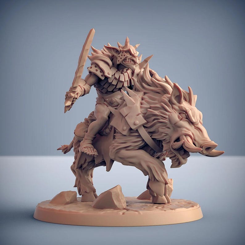 3D Printed Artisan Guild Hobgoblin Razorbeast Riders Blackrazor ...