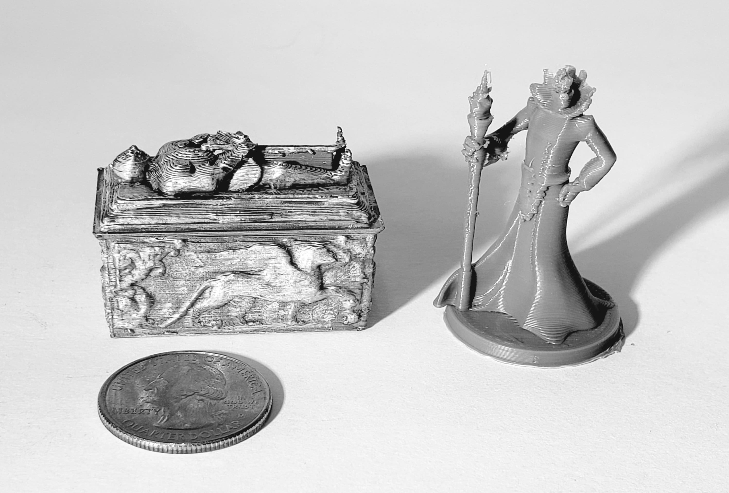 DnD Miniature Knight's Tomb for tabletop fantasy wargames | 28 mm | pathfinder miniature | dnd miniature