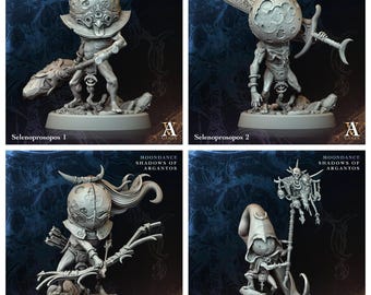 3D Printed Archvillain Games Selenoprosopos Moondance - Shadows of Argantos 28 32mm D&D