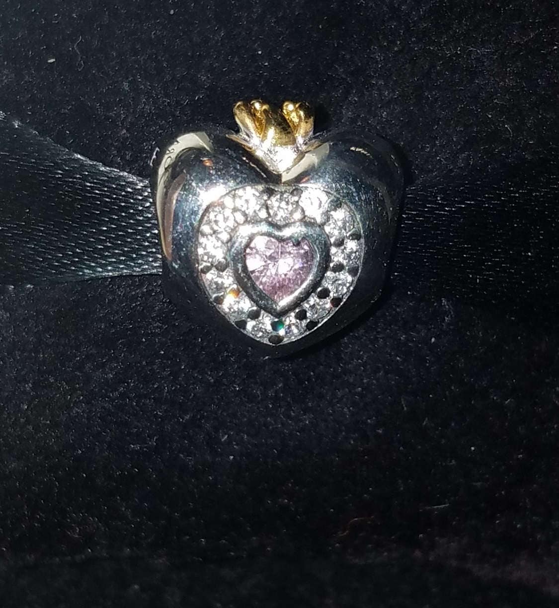 Authentic Genuine S925 ALE Pandora Sterling Silver Princess Heart