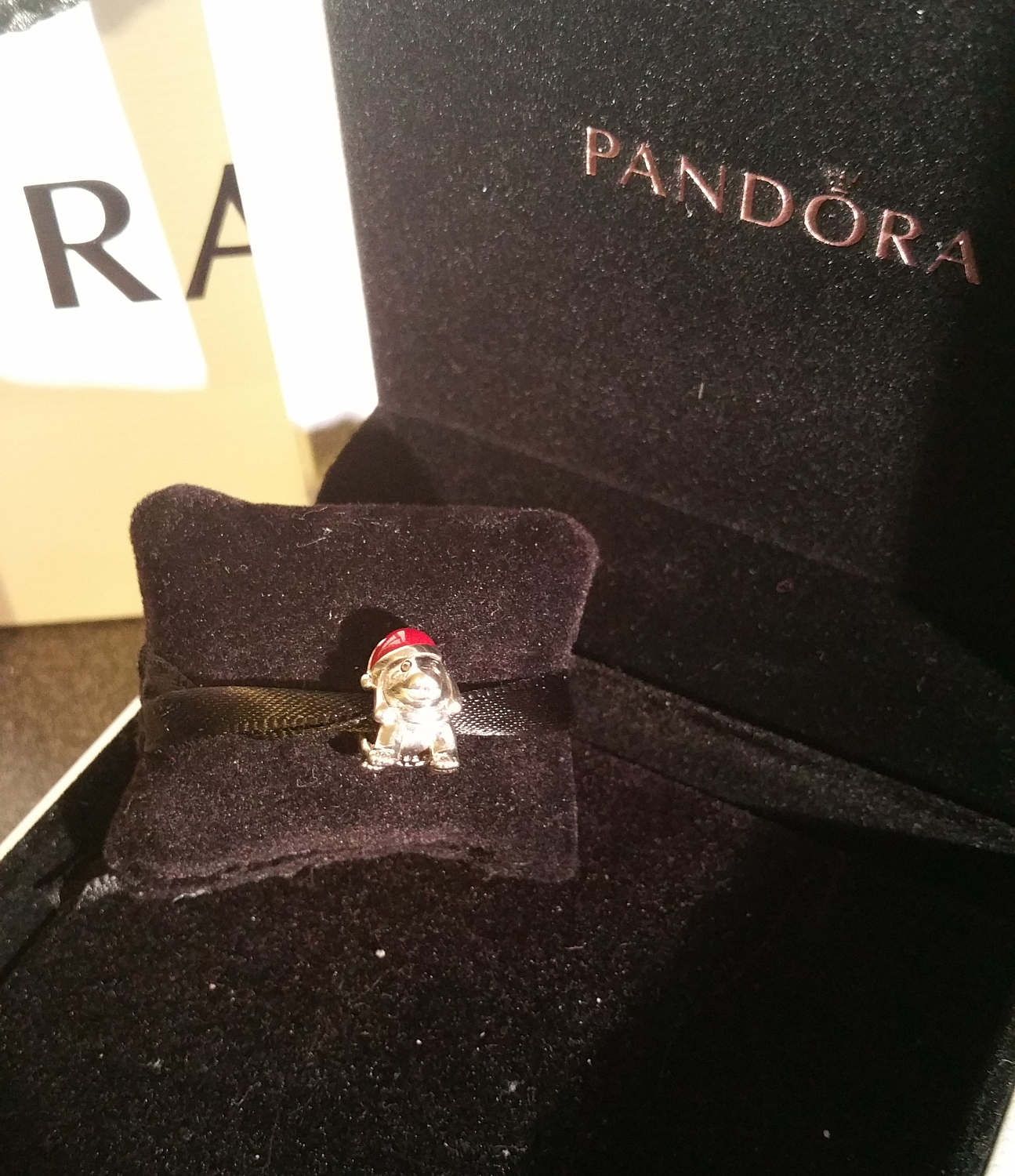 Authentic PANDORA Christmas Stocking Retired Charm Silver 791038 S925 Ale for sa