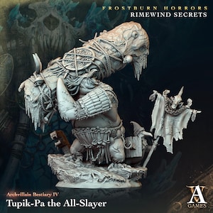 3D gedruckte Archvillain Spiele Archvillain Bestiary Vol. IV Tupik-Pa der Alltöter 28 32mm D&D