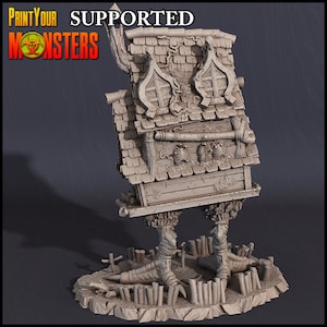 3D Printed Print Your Monsters Baba Yaga Hut Witches Pack 28mm - 32mm D&D Wargaming