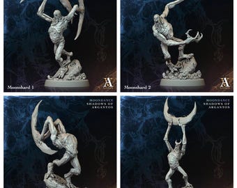 3D Printed Archvillain Games Moonshard Moondance - Shadows of Argantos 28 32mm D&D