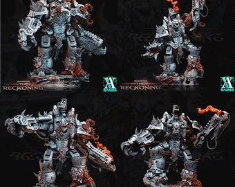 3D Printed Archvillain Games Armari Chaosbred Devastators Demonstar - The Reckoning 28 32mm D&D