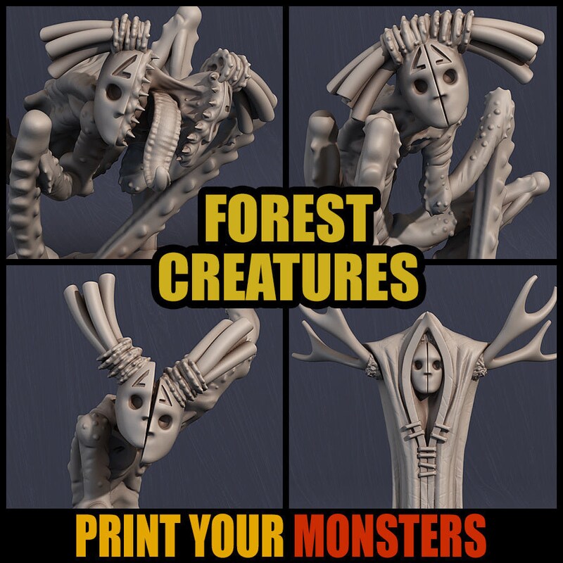 Forest Creature Mask - Etsy