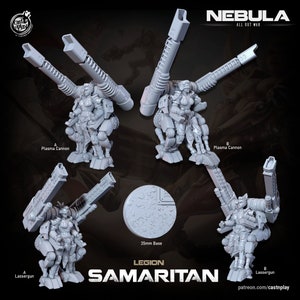 3D Printed Cast n Play Legion Samaritan (Anti-Vehicle) Nebula All Out War 28mm 32mm D&D