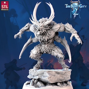 3D Printed STL Miniatures Foulhorn The Frost City 2 28 - 32mm War Gaming D&D