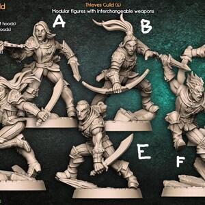 3D Printed Artisan Guild Modular Thieves Guild Thieves Guild 28mm 32mm
