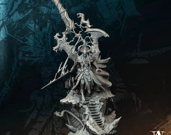 3D Printed Archvillain Games Sigurd Harbinger of Voidfrost Frostburn Horrors Frozen Echoes 28 32mm D&D