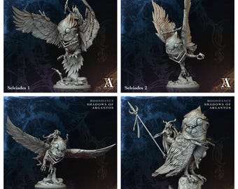 3D Printed Archvillain Games Selenoprosopos Moondance - Shadows of Argantos 28 32mm D&D