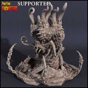 3D Printed Print Your Monsters Giant Chaos Beast Chaos Creature Pack  28mm - 32mm D&D Wargaming