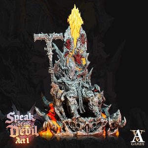 Juego de cartas coleccionables Archvillain Games Asmodeus Speak of the Devil Acto I 28 32 mm D&D impresas en 3D