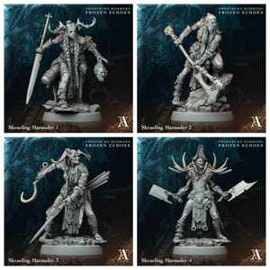 3D Printed Archvillain Games Skraeling Marauder Frostburn Horrors Frozen Echoes 28 32mm D&D