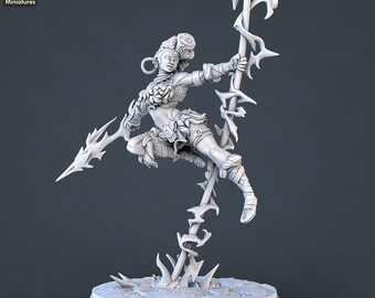3D Printed STL Miniatures Acrobat DnD Tribute Set 28mm - 32mm War Gaming D&D