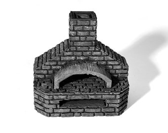 Horno de taberna en miniatura DnD para juegos de guerra de fantasía de mesa / 28 mm / miniatura de Pathfinder / miniatura de DnD