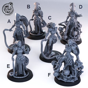 3D Printed Cast n Play Necromancers Set 28mm 32mm D&D