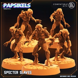 3D Printed Papsikels Specter Slaves Set Skull Hunters Army Bundle 2 28mm 32mm