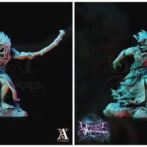 Archvillain Games impreso en 3D - Descenso a la Locura - Deepspawn 28 mm 32 mm D&D
