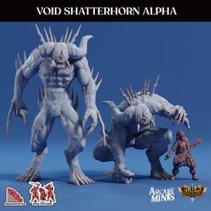 3D Printed Sordane Publishing Echoes of Madness - A Sordane Stories Void Shatterhorn Alpha 28 32mm D&D