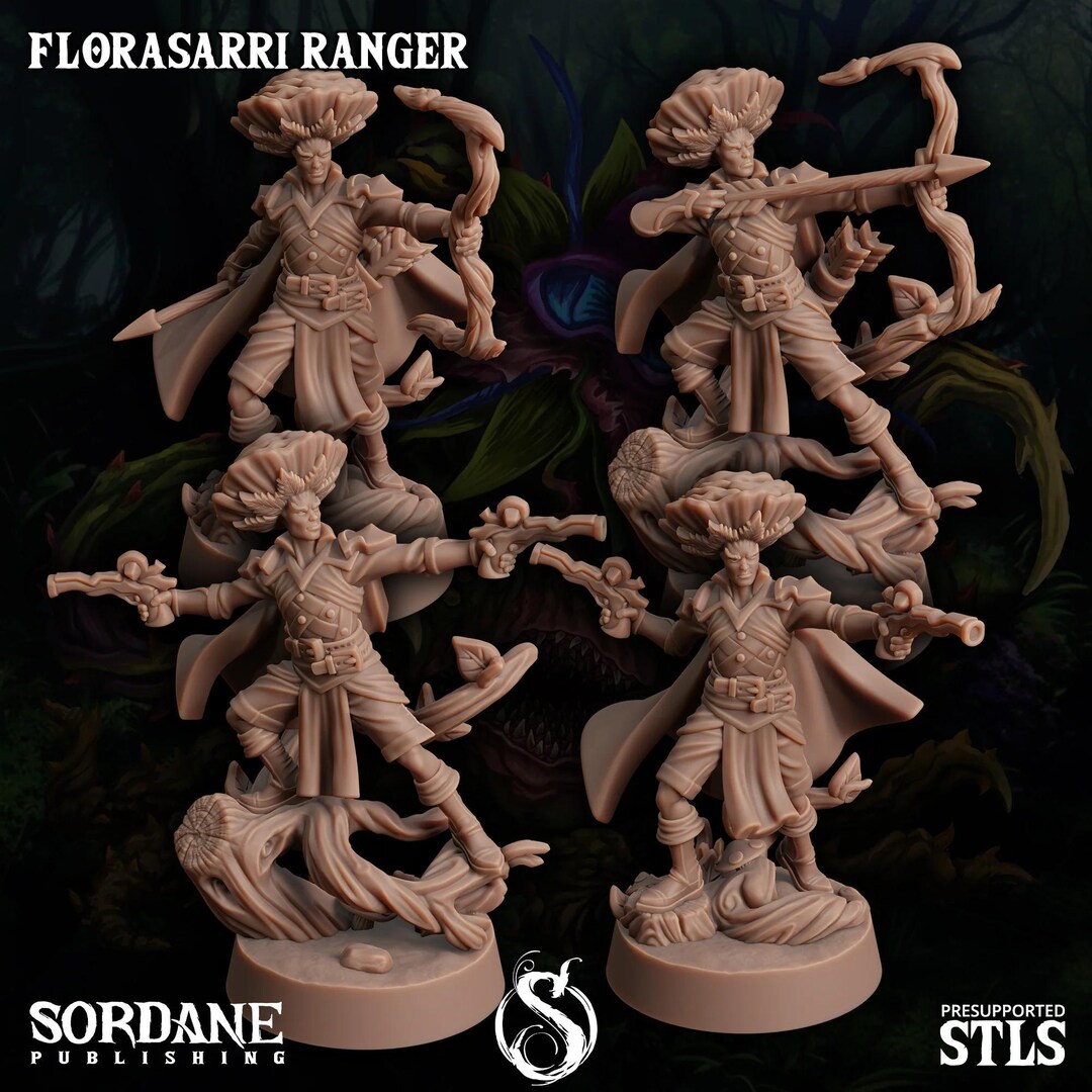 Cupid Ranger 3D Printed Sordane Publishing Florasarri Ranger Cupid's Embrace Set 28 ...