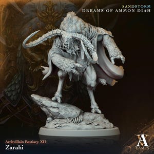 3D Gedruckt Zarahi Archvillain Bestiary Vol XII 28 32mm D & D