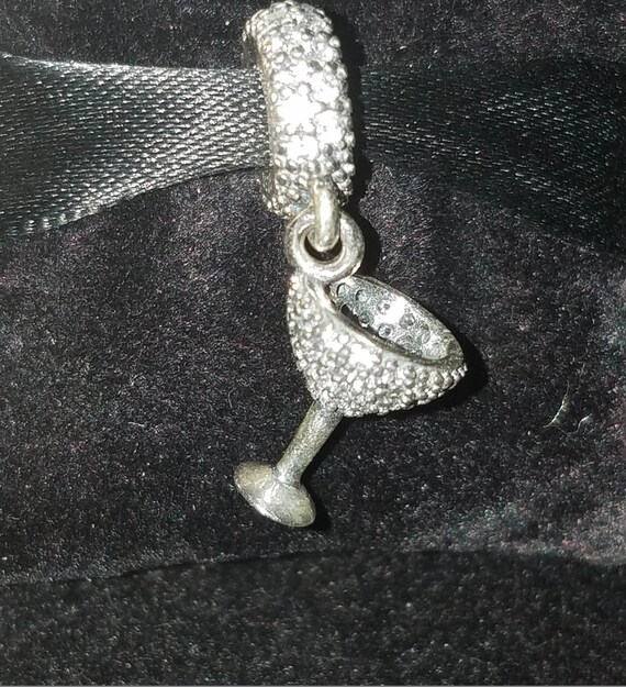 Authentic Genuine S925 ALE Pandora Sterling Silver Night Out Clear