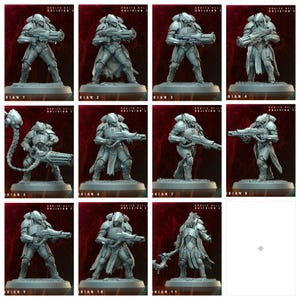 Archvillain Games Phobian Orbita Hellscape Oblivion Court 28 32 mm D&D impreso en 3D